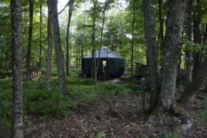 The yurt at Trollhaugen Farm